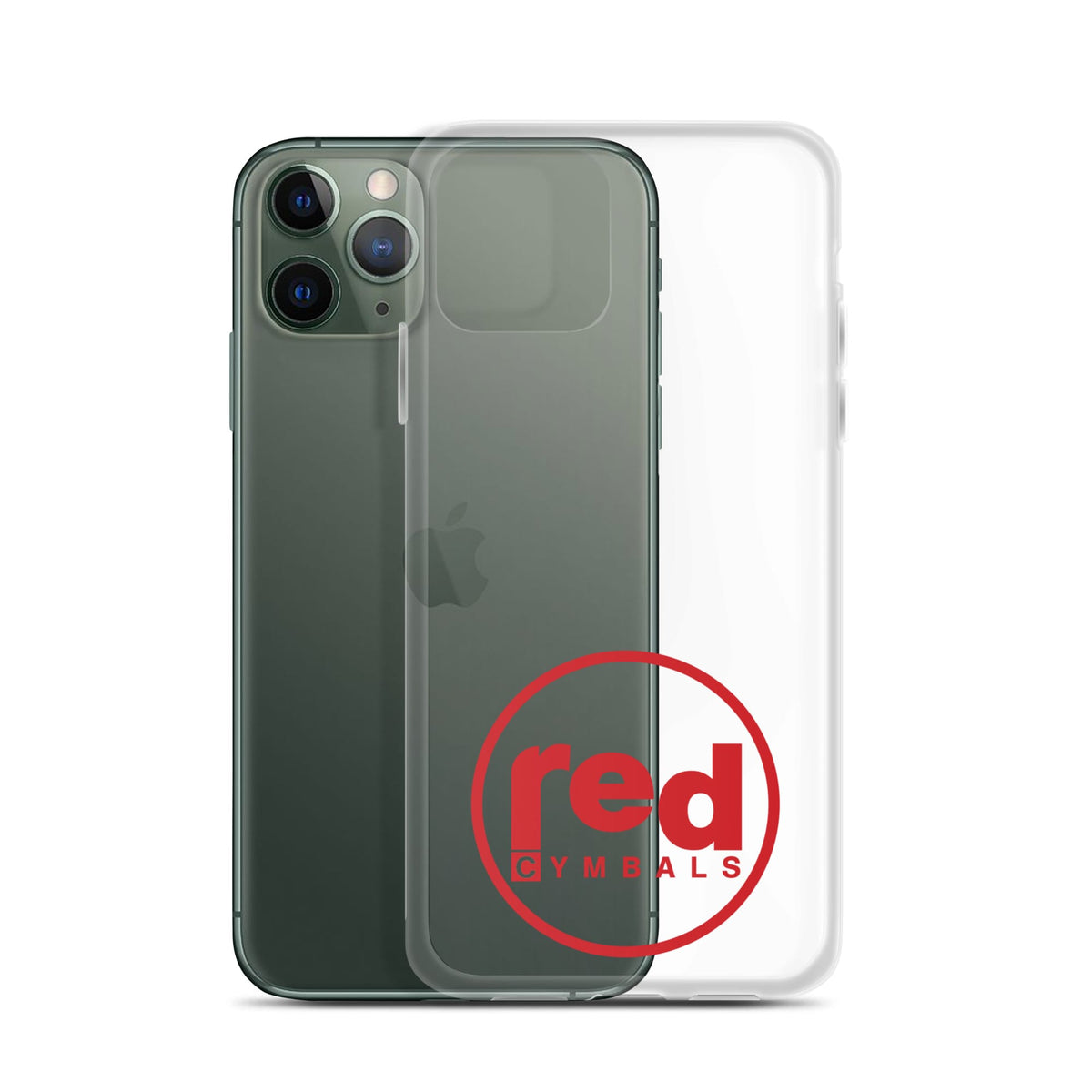 Red Cymbals Mobile Phone Case Clear Case for iPhone® Clear Case for iPhone®