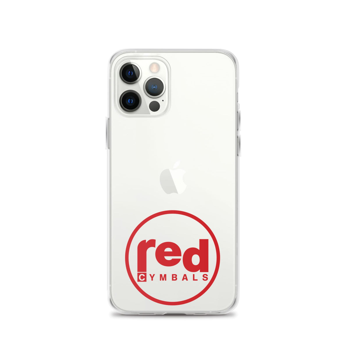 Red Cymbals Mobile Phone Case Clear Case for iPhone® Clear Case for iPhone®