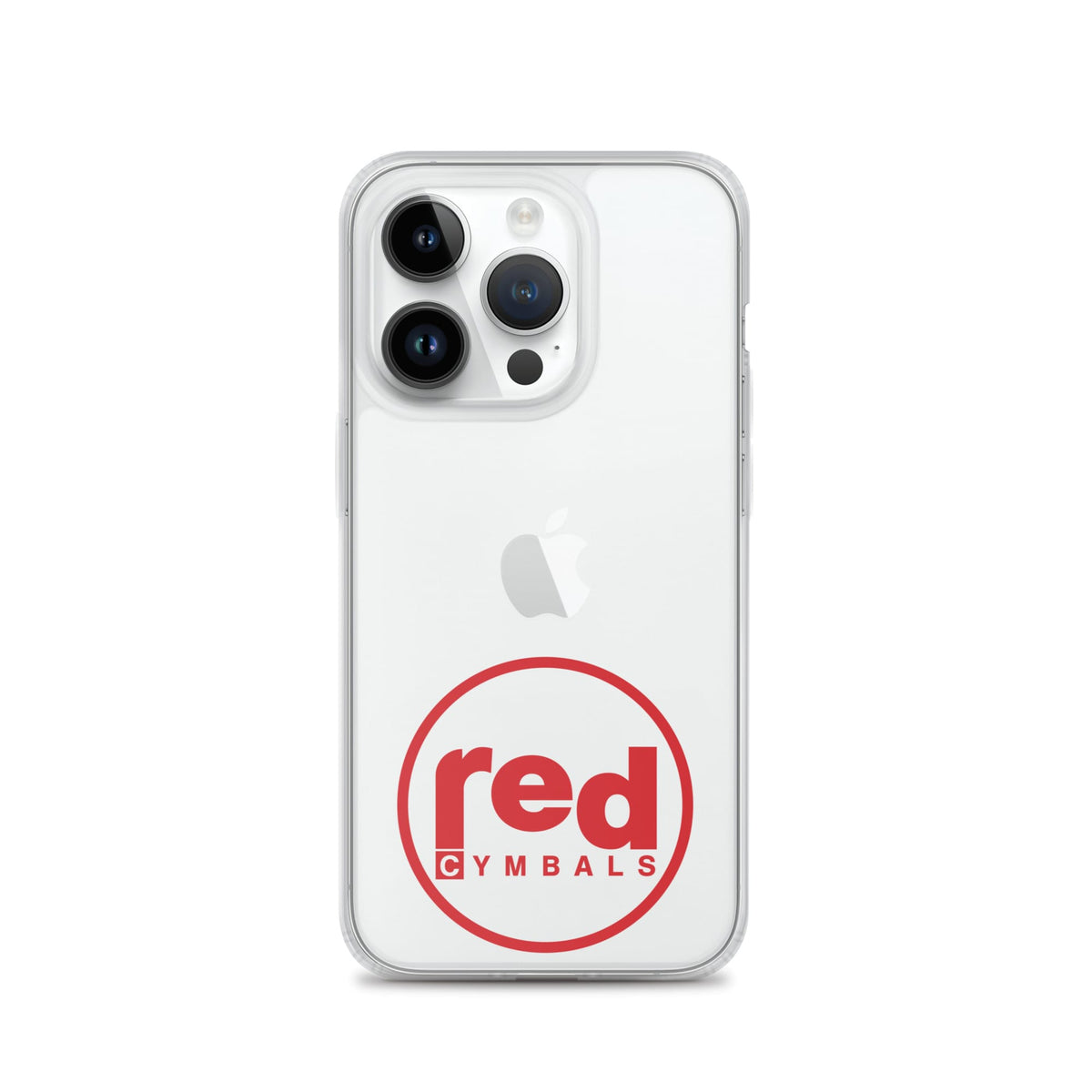 Red Cymbals Mobile Phone Case Clear Case for iPhone® Clear Case for iPhone®