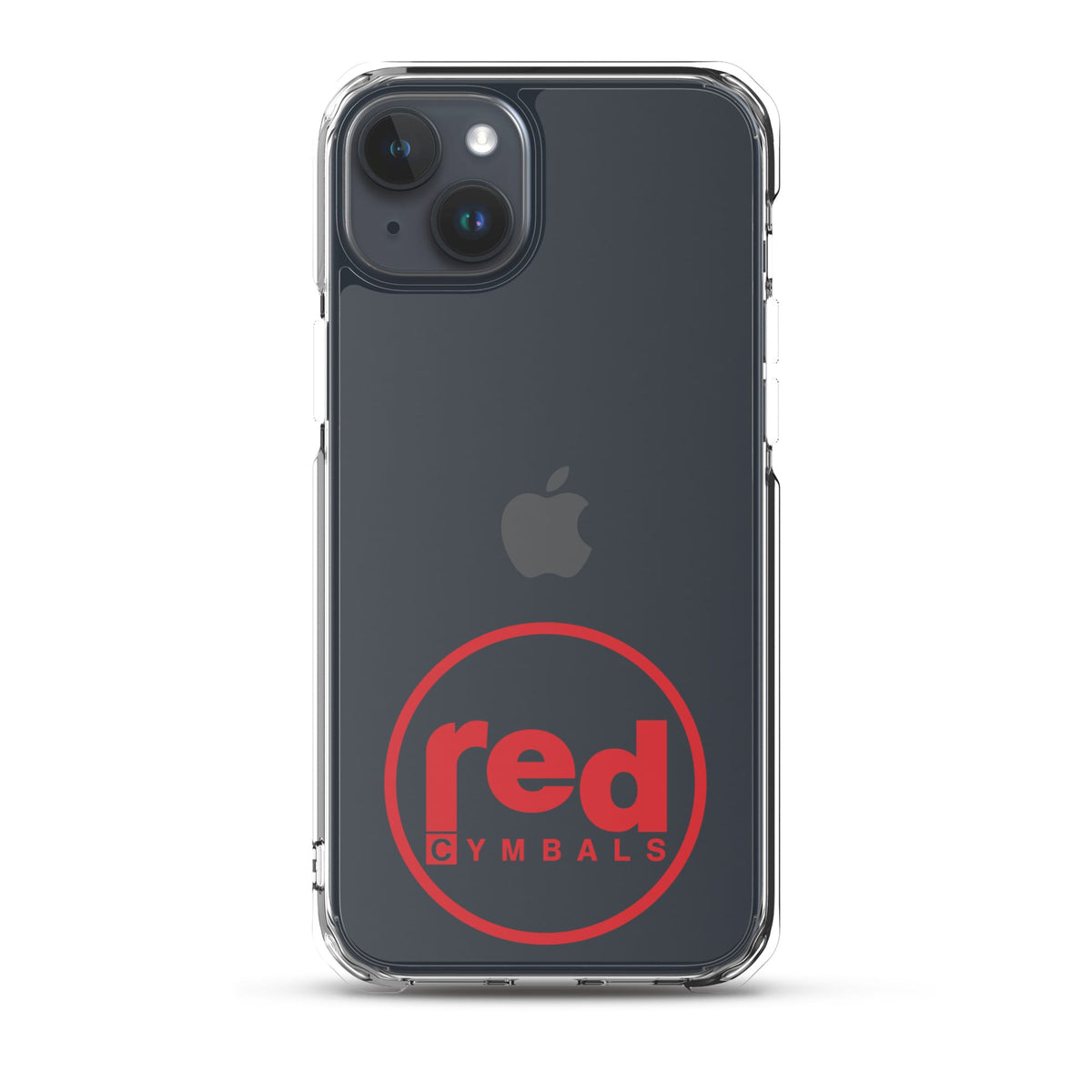 Red Cymbals Mobile Phone Case Clear Case for iPhone® Clear Case for iPhone®