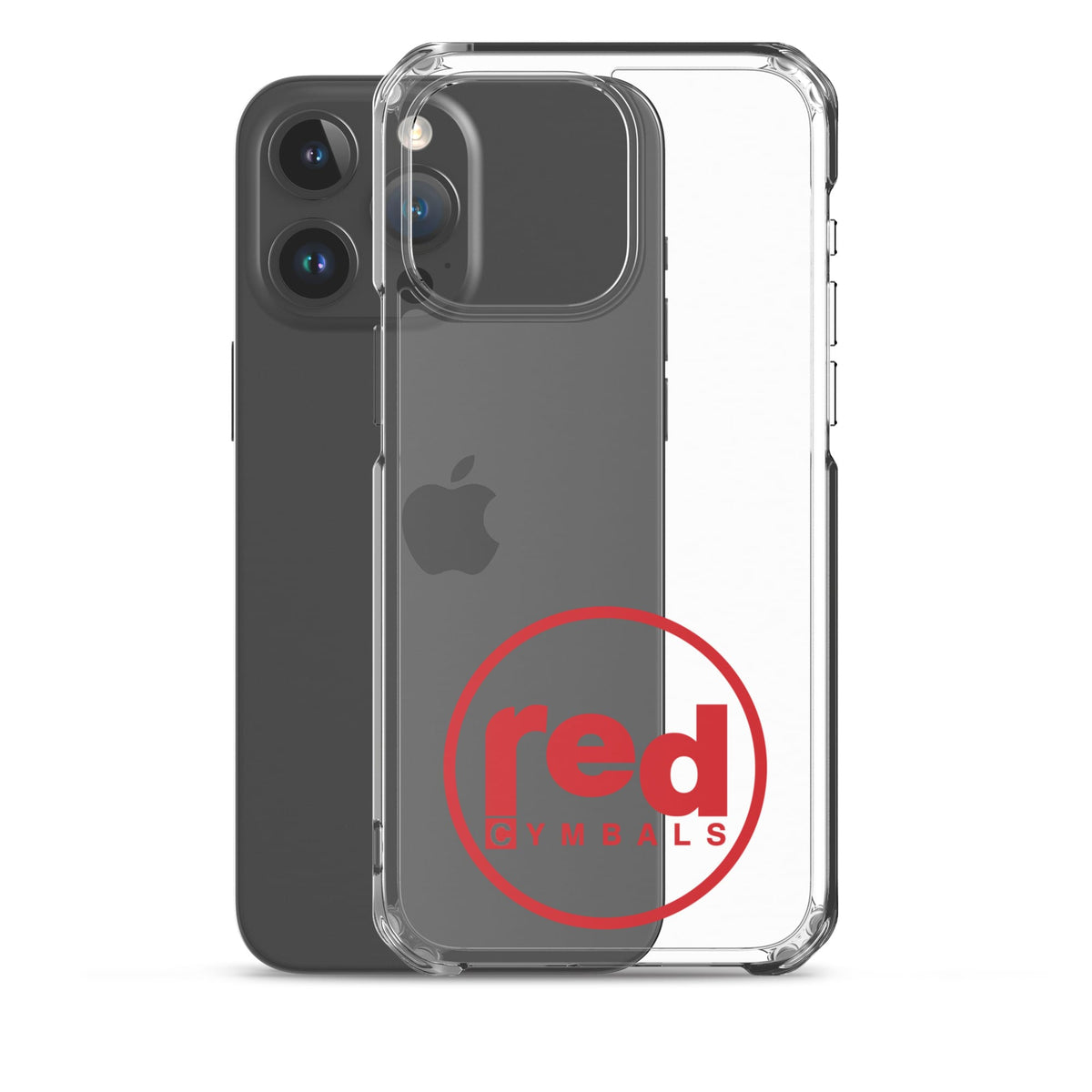 Red Cymbals Mobile Phone Case Clear Case for iPhone® Clear Case for iPhone®