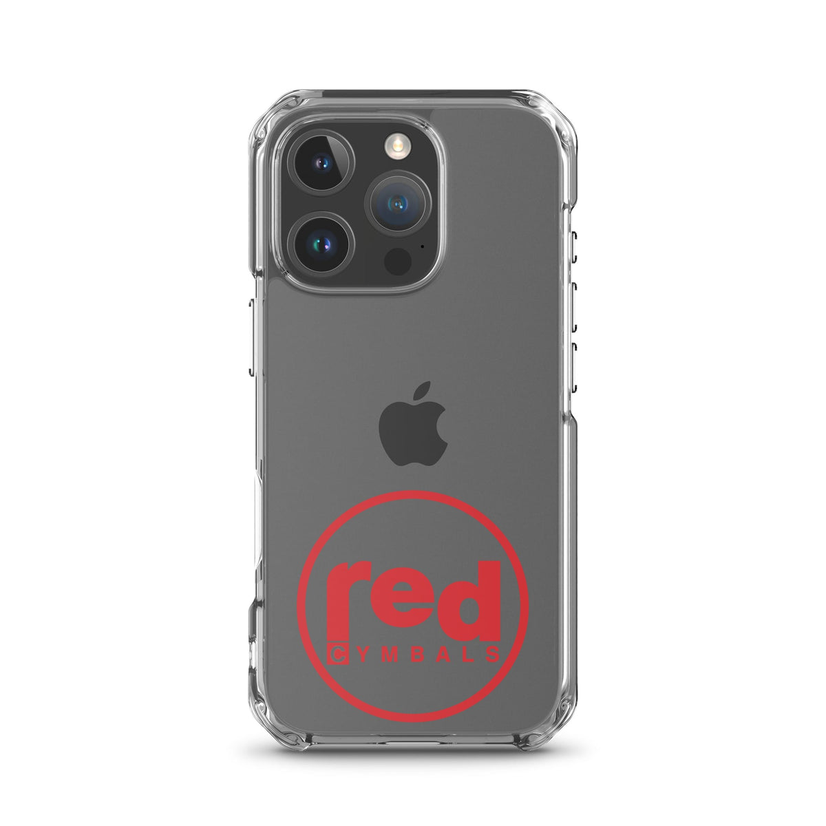 Red Cymbals Mobile Phone Case Clear Case for iPhone® Clear Case for iPhone®