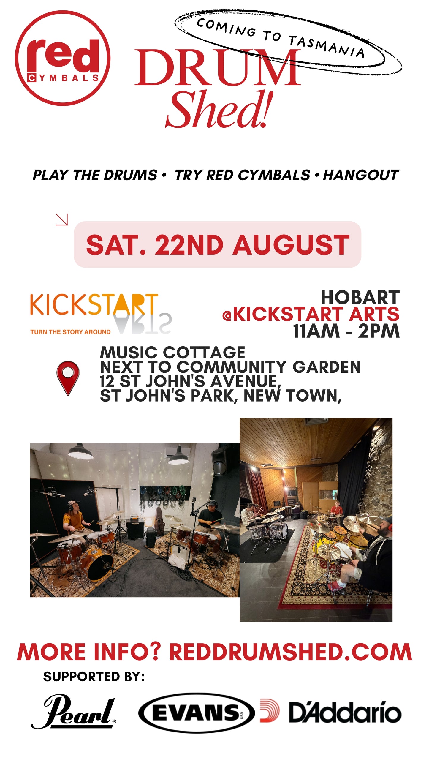 RSVP: Red Drum Shed – Hobart