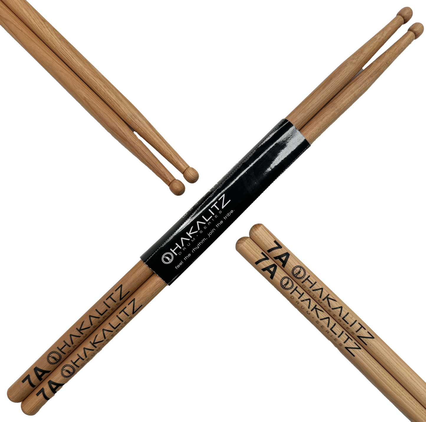 Ben Hakalitz Signature Drumsticks Ball Tip 7A, 8A, 5A and 5B