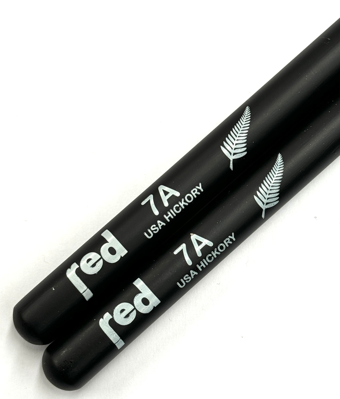 Red Drumsticks Silver Fern Sticks Black or Silver