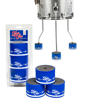 True Vibe Original Red, Blue or Black Drum Isolation Mounts
